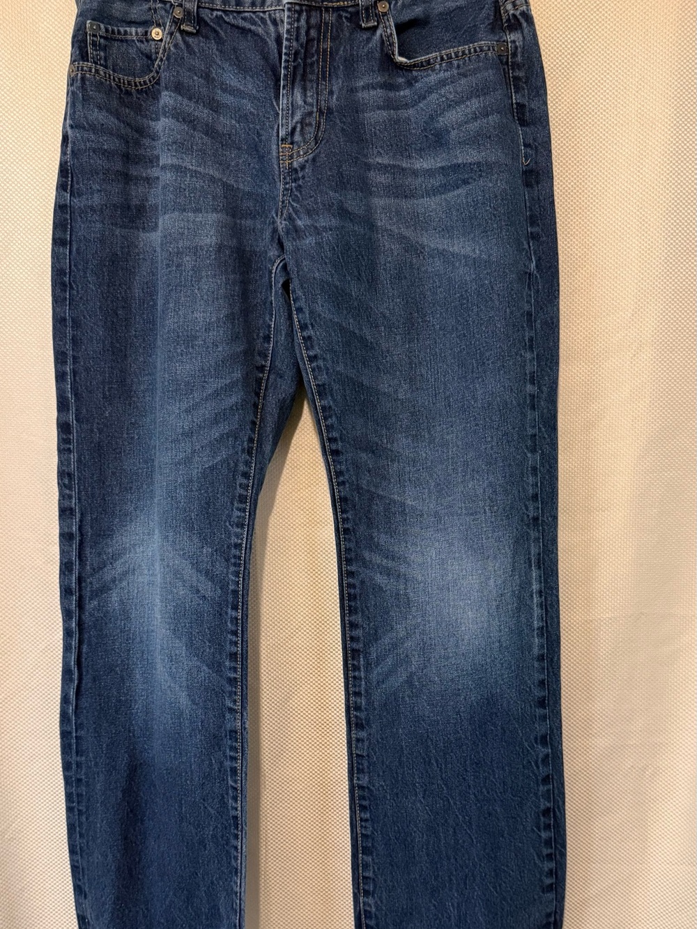 Aeropostale Men's Dark Blue Straight-Leg Jeans